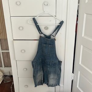 Gently used old navy overalls